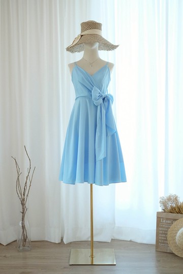 藍色長洋裝 伴娘服 新娘禮服 宴會禮服