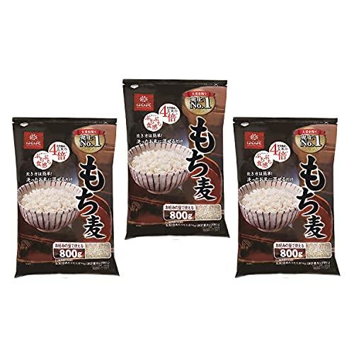 はくばく SMILEGRAINS もち麦 800g × 3袋