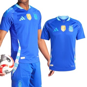 Adidas AFA A AU JSY D 男款 藍色 阿根廷 落場版 作客 球衣 上衣 短袖 IP8384