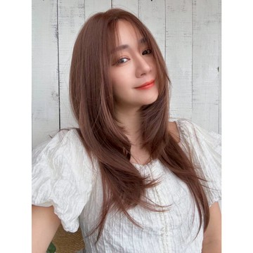 台灣現貨魔髮樂 全頂假髮 長髮 CNU016 暖棕｜T型手織假髮 65cm羽毛剪長髮 前額手織 舒適軟網 化療假髮