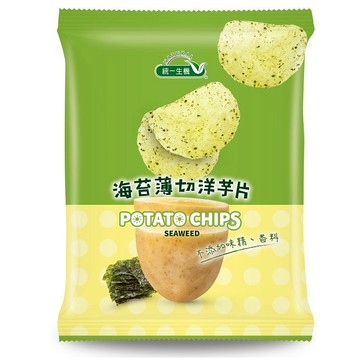 統一生機 海苔薄切洋芋片59.5公克/包