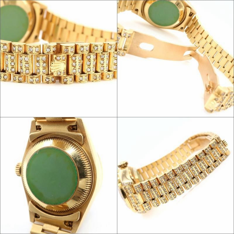 買蔵 ロレックス ROLEX デイトジャスト アフターダイヤモンド