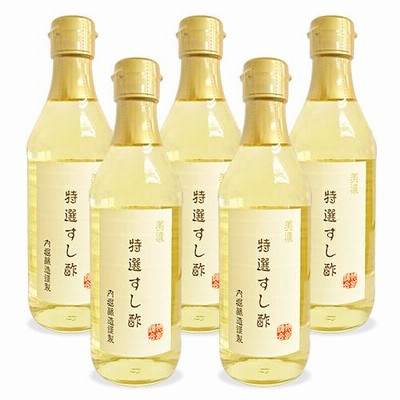 内堀醸造 美濃特選すし酢 360ml × 5本