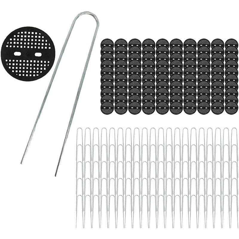 DAIM 防草シート押さえの定番 防草シート押さえピン 押さえ板 25cm 入り 園芸 防草 雑草対策 防草シート 固定 押さえ
