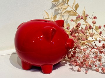 台灣製造 紅豬陶瓷存錢筒 送禮首選