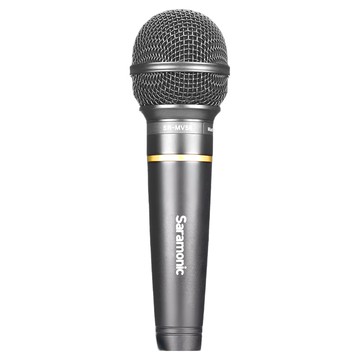 Saramonic 楓笛 SR-MV58 心型動圈式手持麥克風 專業人聲設計 鍍金卡農接口 堅固耐用  黑色