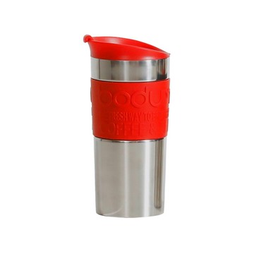 Bodum｜不鏽鋼真空隨行杯-紅(0.35L)