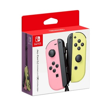 【NS周邊】Nintendo Switch Joy-Con (L/R)【淡雅粉紅/淡雅黃】(台灣公司貨) 墊腳石購物網