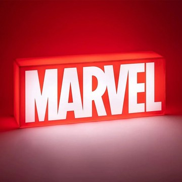 【Paladone UK 】漫威MARVEL Logo 立體LED造型小夜燈【墊腳石】