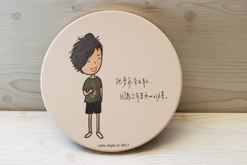 吸水杯墊-把勇氣穿在身上