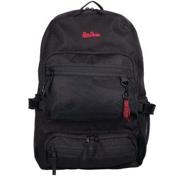 BEN DAVIS BDW-8361-69 EXPANSION DAYPACK 大容量多層 電腦 後背包 (黑底紅字)