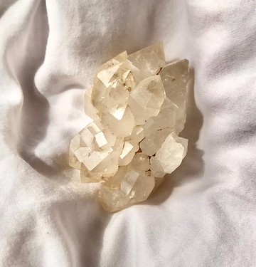 天然水晶白晶城堡骨幹礦物擺件  白水晶 骨幹礦物擺件 天然原石