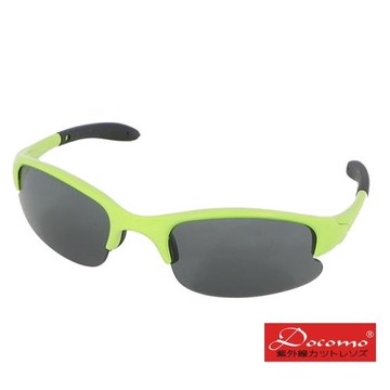 【Docomo兒童專用運動太陽眼鏡】防滑腳架設計　高等級PC鏡片　抗UV400　輕量兒童配戴款