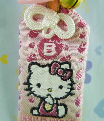 【震撼精品百貨】Hello Kitty 凱蒂貓~幸運御守-血型B-粉色【共1款】