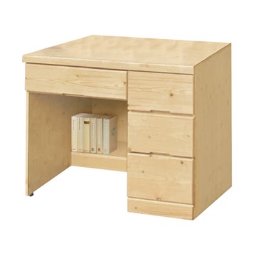 文創集 歐瑞實木3.3尺四抽書桌-98x58x74cm免組