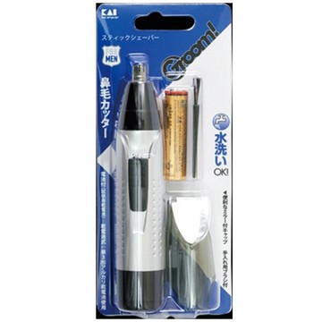 【快速修剪鼻毛】新作! 日本 貝印 KAI 電動鼻毛修剪器 電動鼻毛刀 修鼻毛器 日本原裝進口 熱賣中!