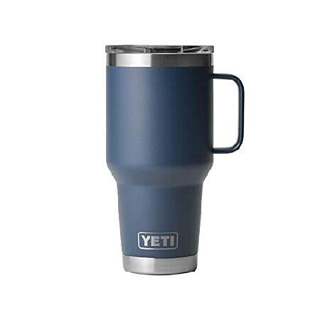 YETI Rambler oz Travel Mug, Stainless Steel, Vacuum Insulated with Stronghold Lid, Navy