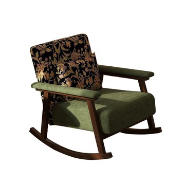 公司貨 免運 沙發 小戶型沙發 單人沙發 古風復古休閑實木搖搖搖椅客廳大人懶人躺椅陽臺家用美式單人沙發工廠現貨直銷 可開立發票 售後保障 全館八折 5k828