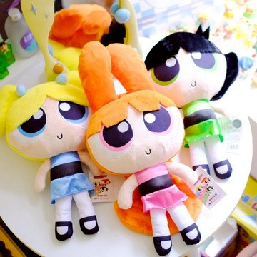 【飛天小女警】⭐正版授權 小女警絨毛玩偶 泡泡 花花 毛毛 日落小物  交換禮物 聖誕禮物