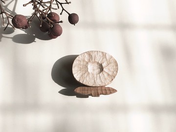 訂製款 木製花朵胸針