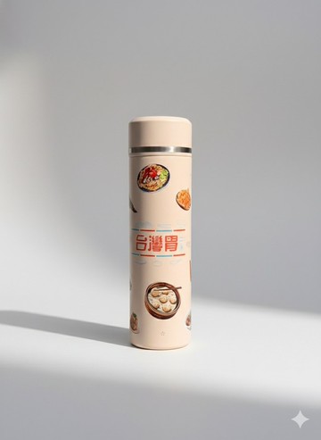 【台灣胃】台灣小吃316不銹鋼保溫杯500ml