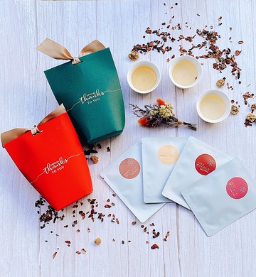 【婚禮小物】莊園可可茶小禮袋 - 50組 | 桌上禮 二進禮