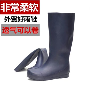 高筒雨靴女輕柔雨鞋橡膠時尚水鞋防滑春夏外貿防水膠鞋水靴平底鞋