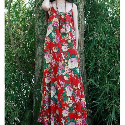 メーカー再生品 マキシ丈ワンピース ワンピース 843マキシワンピ 夏ワンピ フィットリゾートワンピ ワ レディース 花柄ハイウエストマキシワンピ レディースファッション Reachahand Org