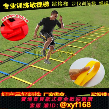 {可打統編 保固一年}足球訓練器材敏捷梯籃球訓練標志桶步伐訓練跳梯繩梯軟梯訓練固定