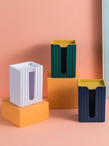 衛生間紙巾盒廁紙盒廚房廁所浴室免打孔壁掛式紙抽盒放紙神器