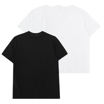 BASE ALPHA ESSENTIALS 透氣30支圓領短袖T恤 3件組  XL  黑色 + 白色