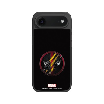 iPhone Air SolidX 黑 - 迪士尼-漫威 Marvel - 死侍與金鋼狼-Logo