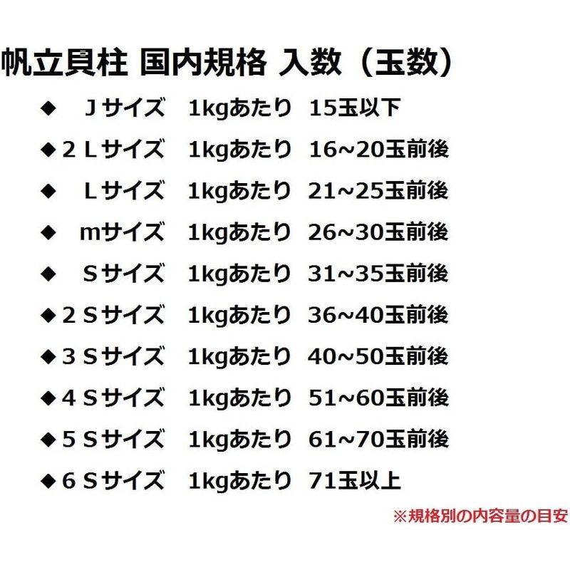 ホタテ貝柱 生ほたて 北海道 天然 帆立 むき身 刺身用 ノンドリップ製法 (Mサイズ 500g)