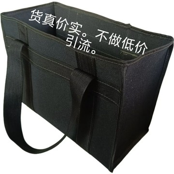 臺灣出貨⚡新款加厚耐用黑帆布手提工具包多功能維修收納大容量便攜 8RRG