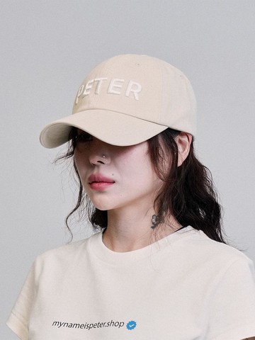 PETER BALL CAP [BEIGE]