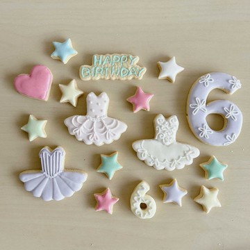 NIJI Cupcake 女孩兒糖霜餅乾組合