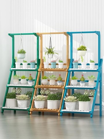 花架 花架子多層室內角落陽臺裝飾靠墻客廳多肉落地式創意花盆架置物架