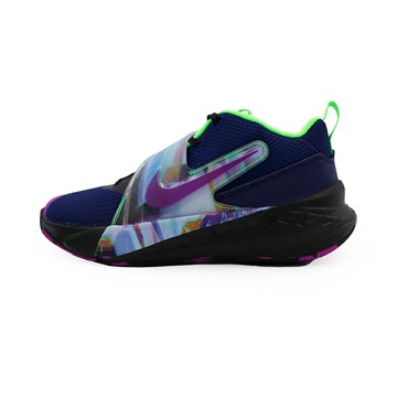 NIKE TEAM HUSTLE D 12 (GS) 魔鬼氈 運動鞋 大童鞋 藍紫 S1953 (HV2291400)