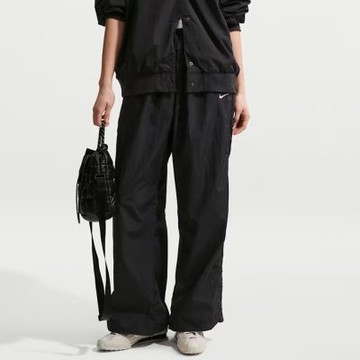 NIKE 長褲 女 運動褲 防潑水 寬鬆版型 AS W NSW PARACHUTE HR PANT 黑 IF0335-010