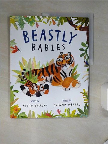 【書寶二手書T7／少年童書_SKB】Beastly Babies_Jackson, Ellen/ Wenzel, Brendan (ILT)