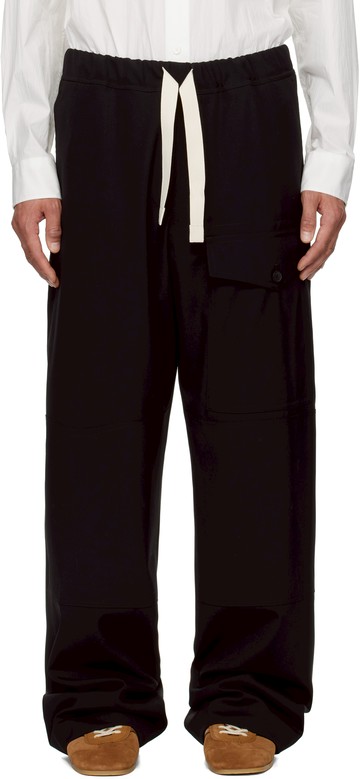 Dries Van Noten 黑色工装裤