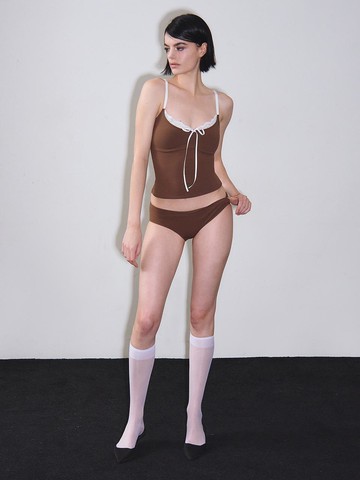 Low-waist Classic Bikini Panty [Brown]