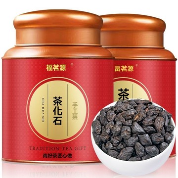臺灣現/貨✨普洱茶 普洱茶葉 福茗源普洱茶葉 雲南古樹陳茶化石糯香普洱熟茶碎銀子禮袋裝