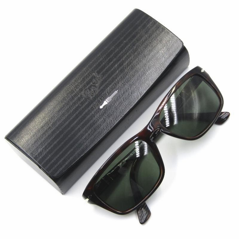 美品 Persol ペルソール サングラス 3074-S 24/31 スクエア Film
