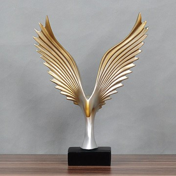 大鵬展翅酒柜裝飾品擺件歐式簡約現代創意家居飾品電視柜辦公室