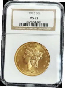 アンティークコイン S GOLD UNITED STATES LIBERTY HEAD DOUBLE EAGLE COIN NGC MINT STATE
