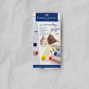 Faber-Castell 創意工坊粉彩軟性長型-12色(原廠正貨)