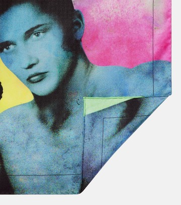 Versace Printed silk twill scarf