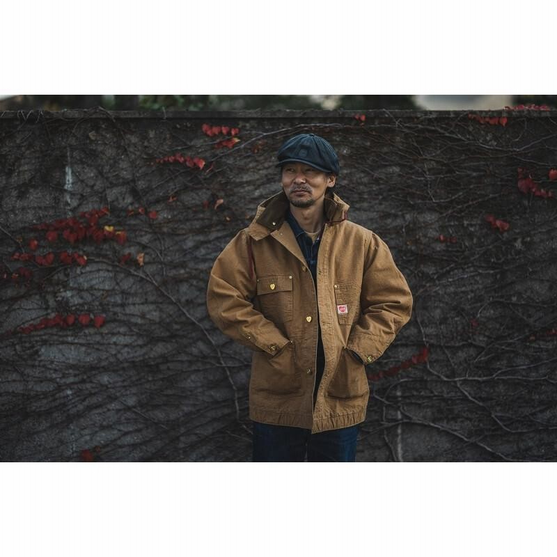 TCBジーンズ ストレイ キャットハートチョアコート ダック TCB jeans 