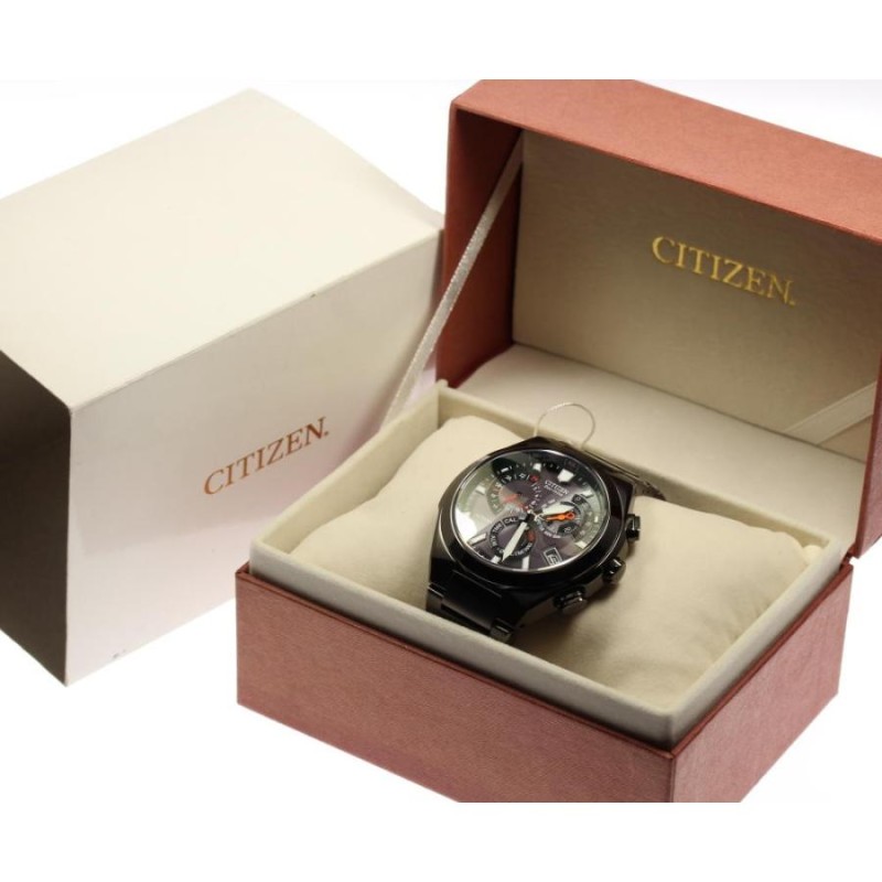 ☆未使用品【CITIZEN】シチズン アテッサ エコドライブ ATP53-2704 ソーラー電波 メンズ | LINEショッピング